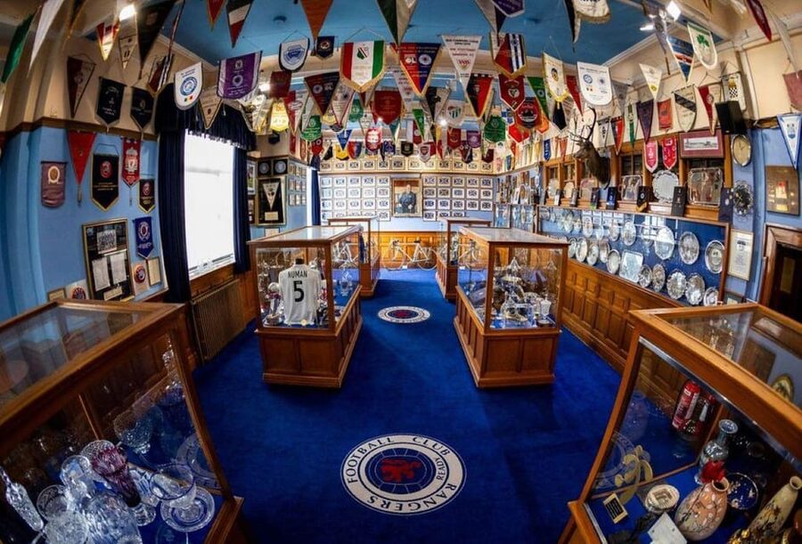 Glasgow: Ibrox Stadium Tour - From tunnel to pitch views, then the dugout seat