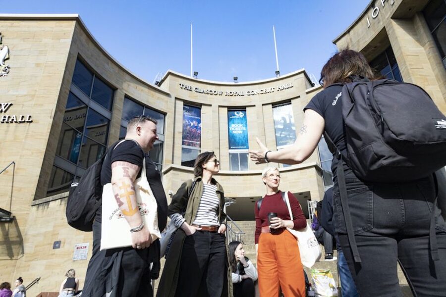 Glasgow's Music Mile Tour - Meeting at the Royal Concert Hall steps on Sauchiehall Street