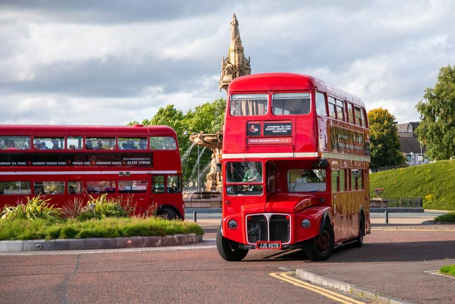 Glasgow: Vintage Bus Tour with Afternoon Tea or Gin - Key highlights you should care about