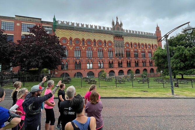Guided Running Tour of Glasgow - Glasgow Green: Templeton Building and MacLennan Arch Along a Stretch That Feels Like a Break