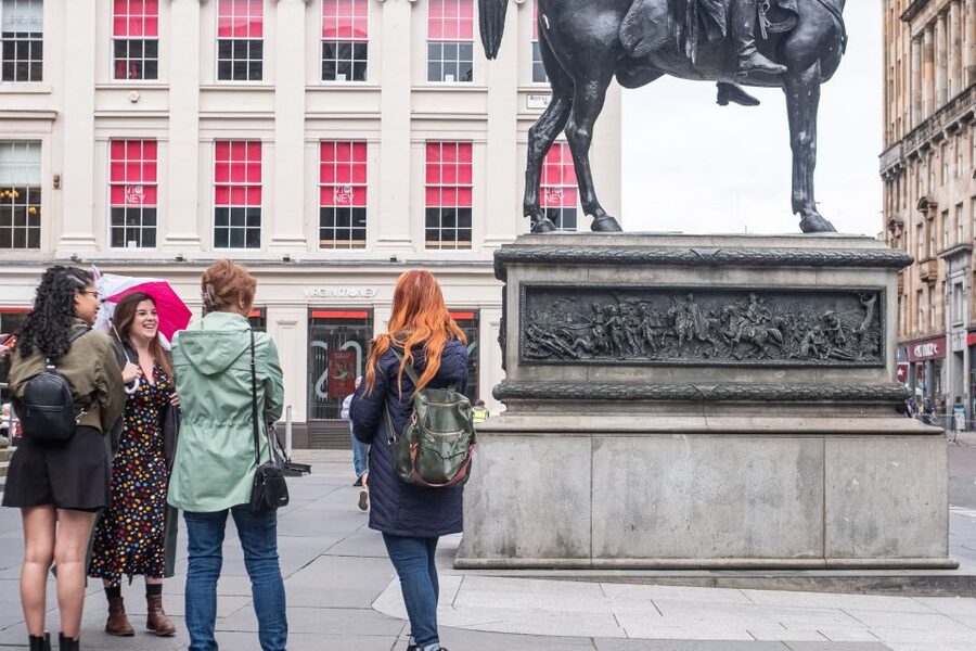 The Dark Side of Glasgow - Meeting at Royal Exchange Square, then letting Glasgow talk